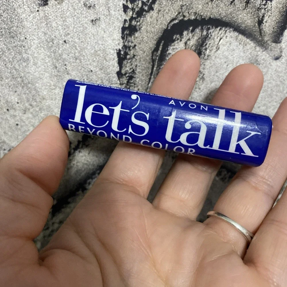 Avon NOS Let's Talk Beyond Color Silk Rose Lipstick 2000 Sealed‎ Discontinued